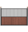 10 Foot Nobleman Grilled Partition